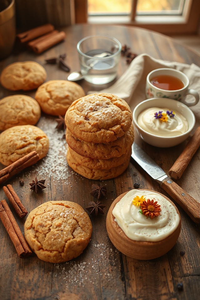 chestnut flour molasses cookies