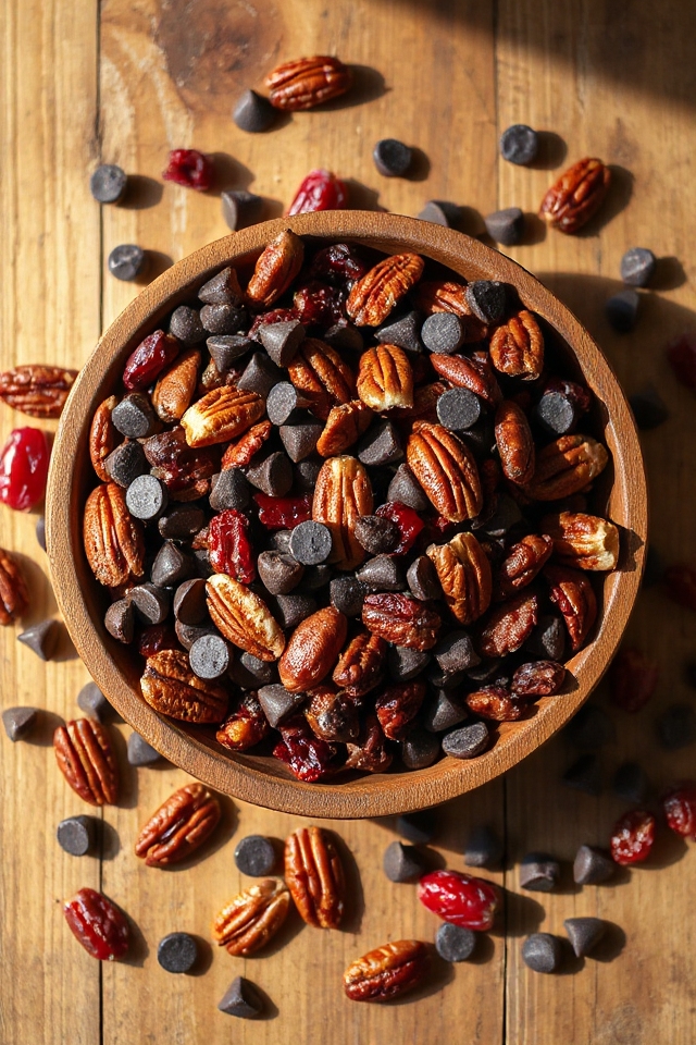 decadent chocolate trail mix