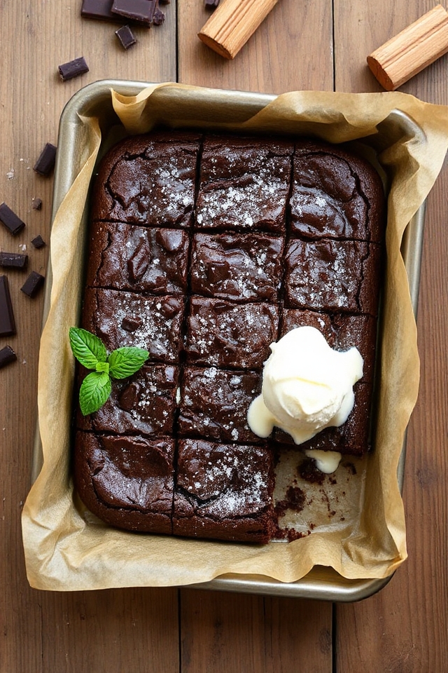decadent gluten free chocolate brownies