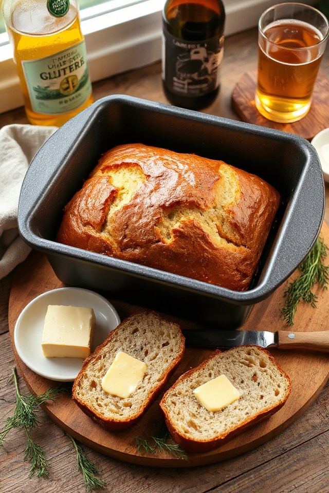 dill infused gluten free bread