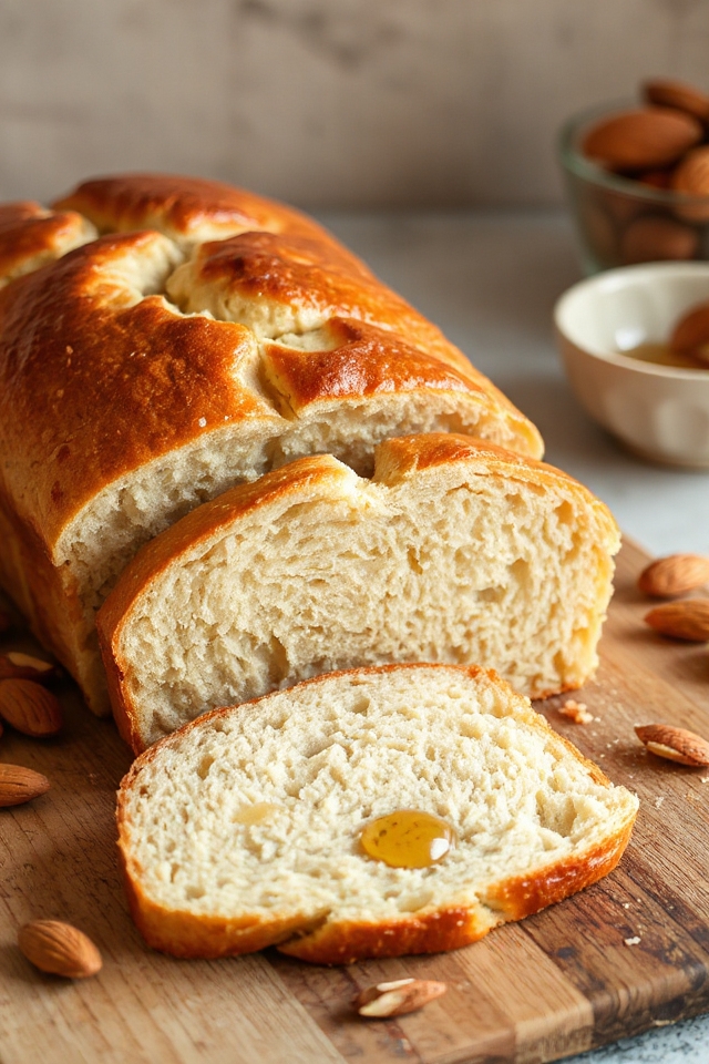 gluten free almond honey bread