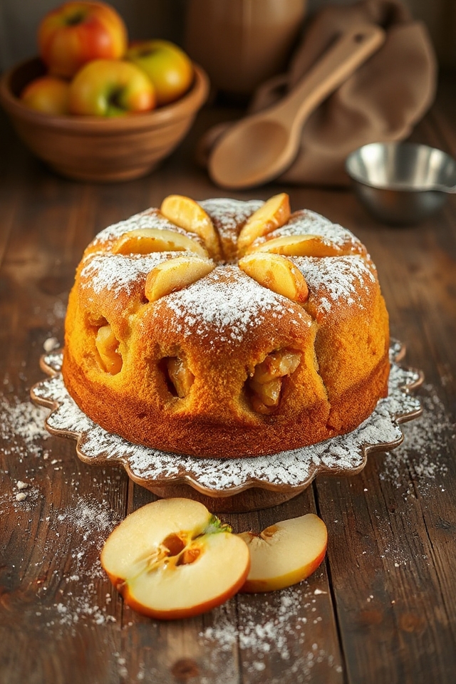 gluten free apple sponge cake