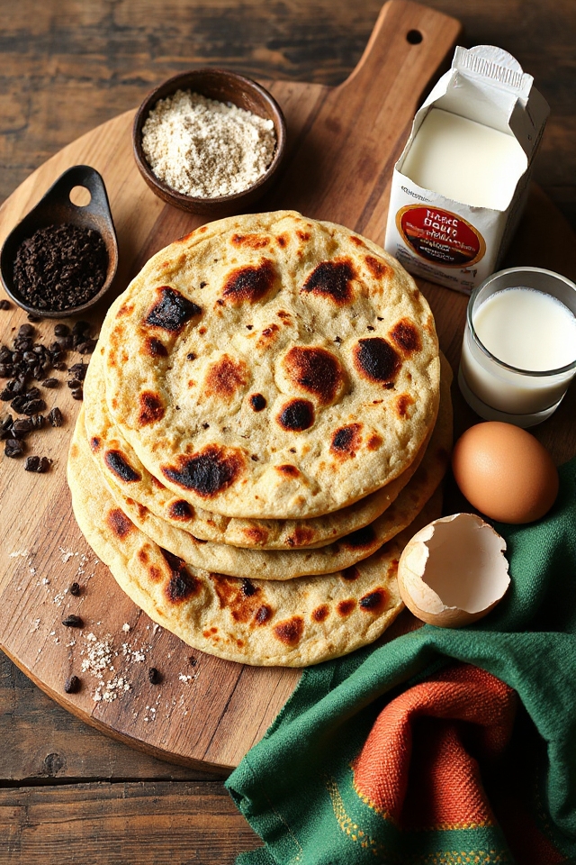 gluten free black bean flatbread