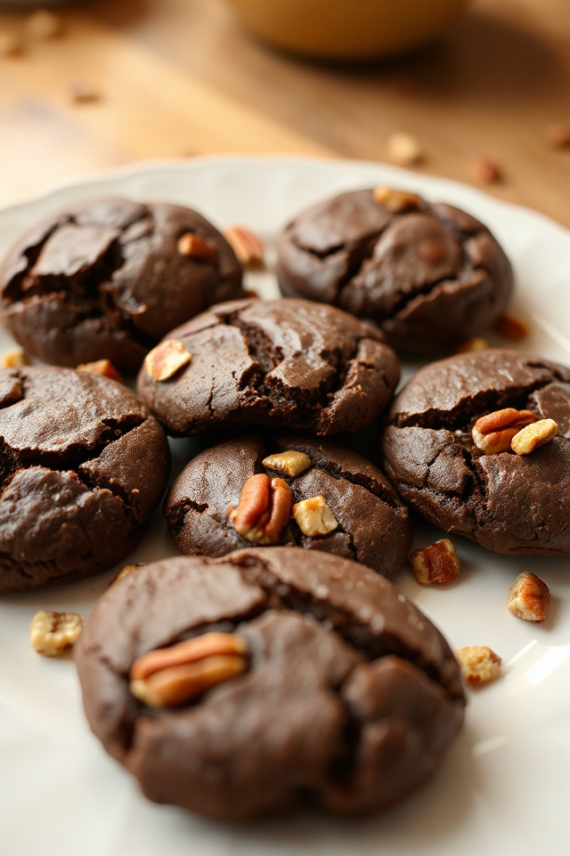 gluten free chocolate fudge cookies