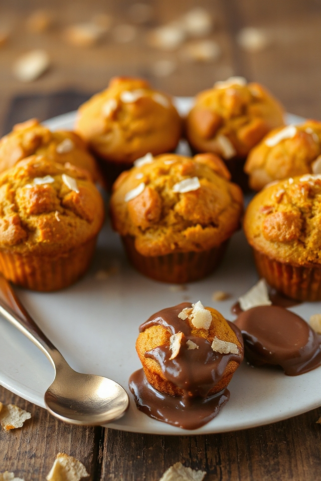 gluten free coconut pumpkin muffins