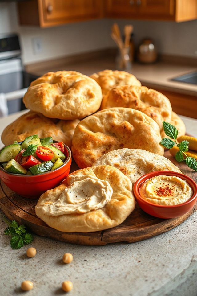 gluten free garbanzo pita