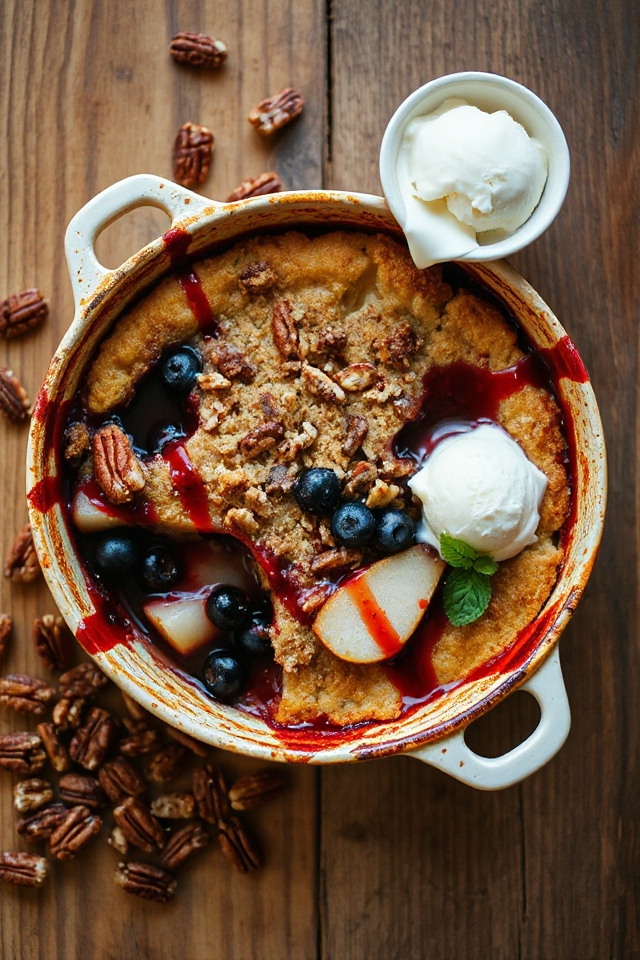 gluten free pecan cobbler