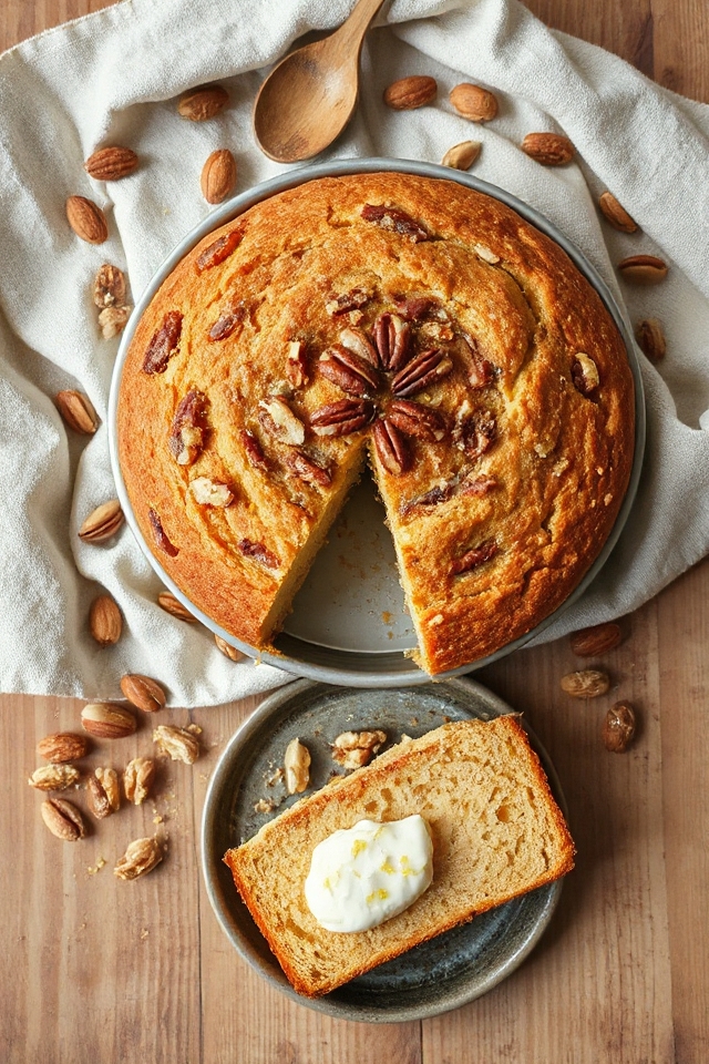gluten free sourdough with pecans