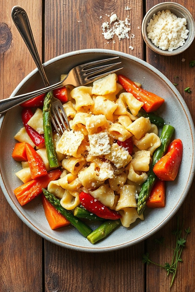 gluten free spaetzle with parmesan