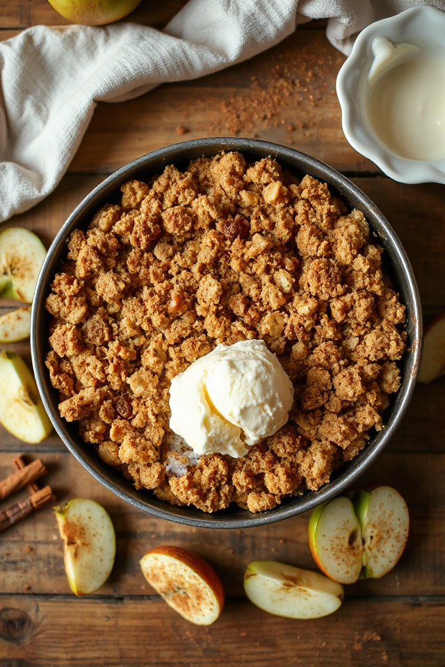 gluten free tart apple crisp