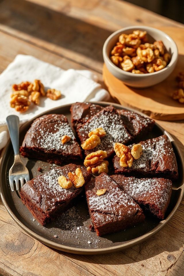 gluten free walnut brownies recipe