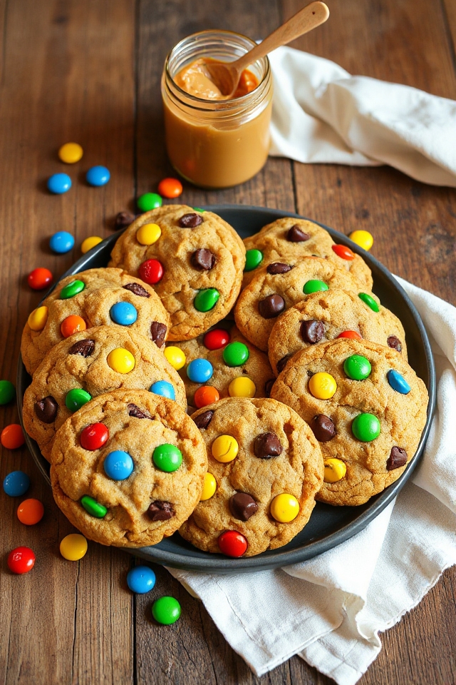 peanut butter monster cookies