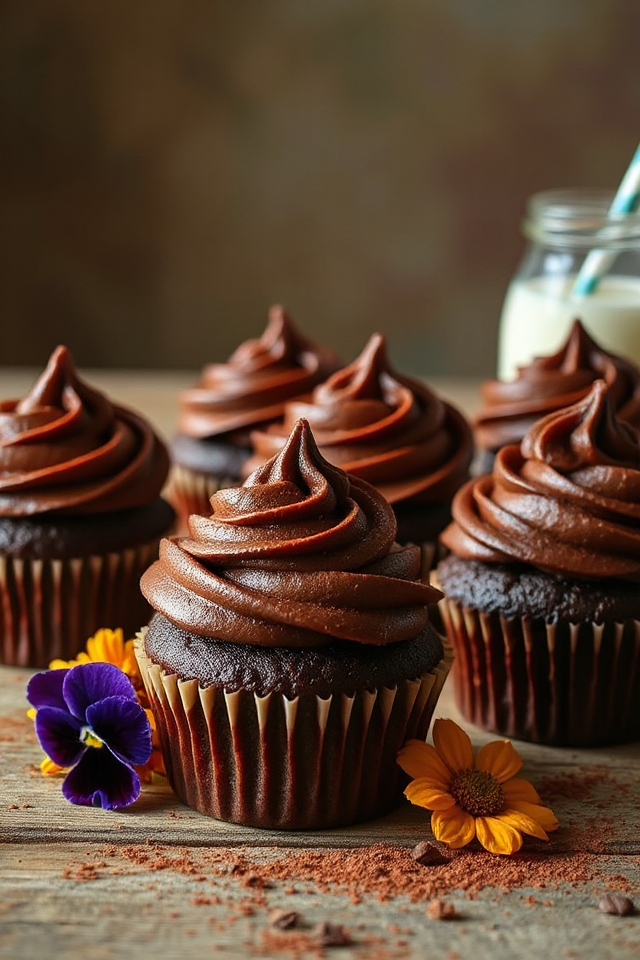 quinoa chocolate gluten free cupcakes