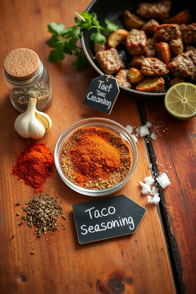 spicy gluten free taco seasoning